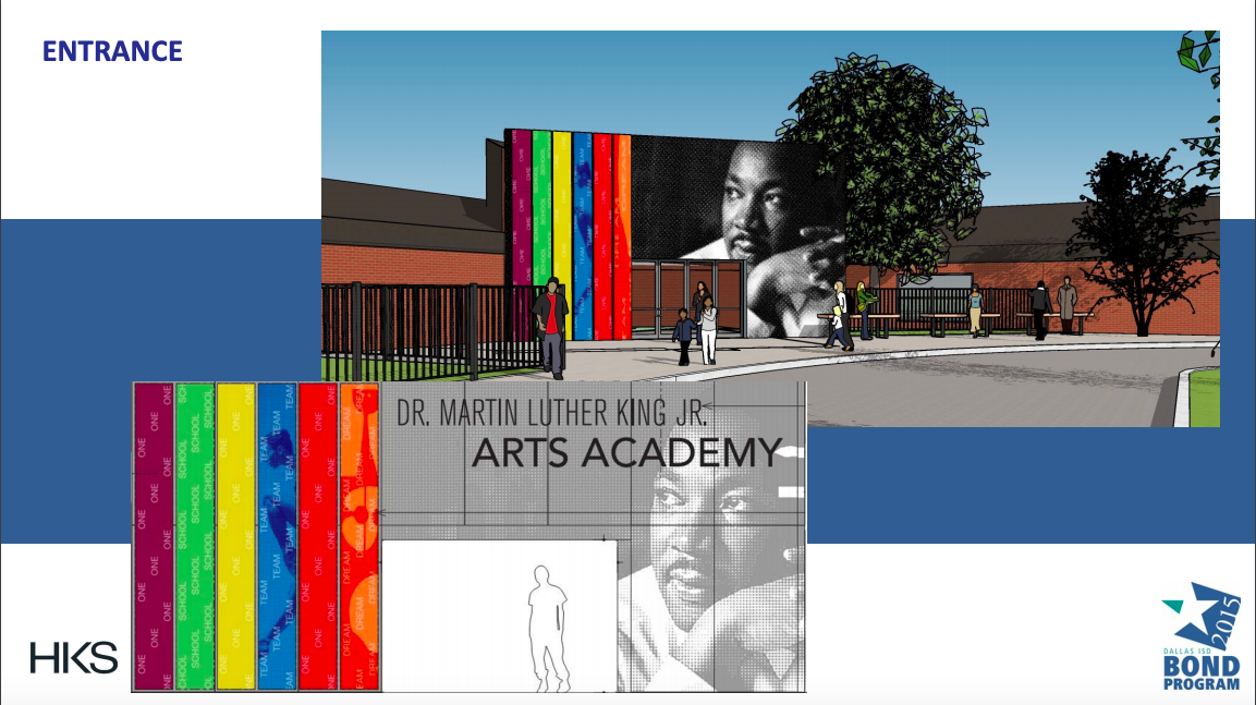 A $7 million facelift will transform South Dallas’ MLK school into an arts academy