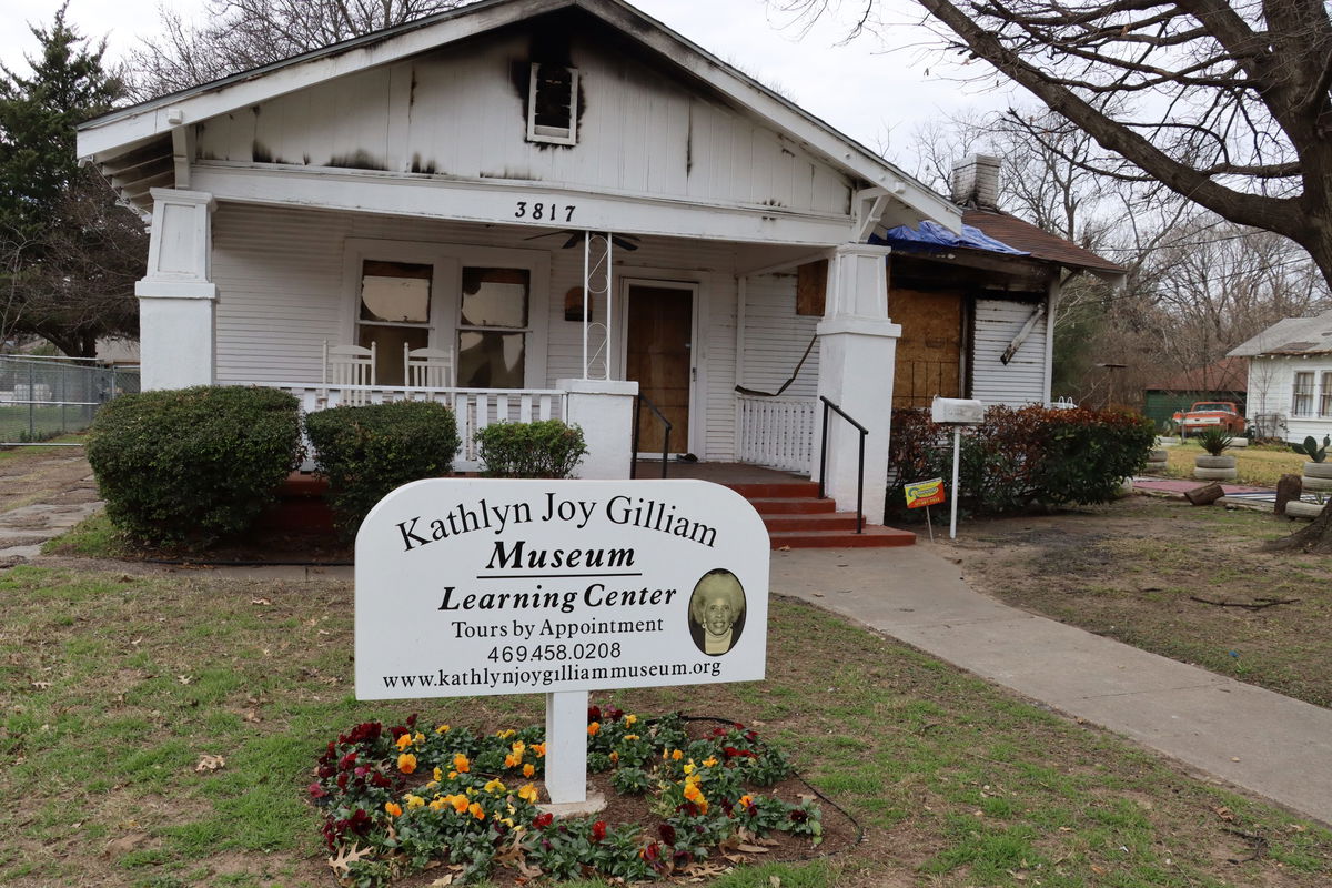 Two fires char Kathlyn Joy Gilliam Museum in South Dallas