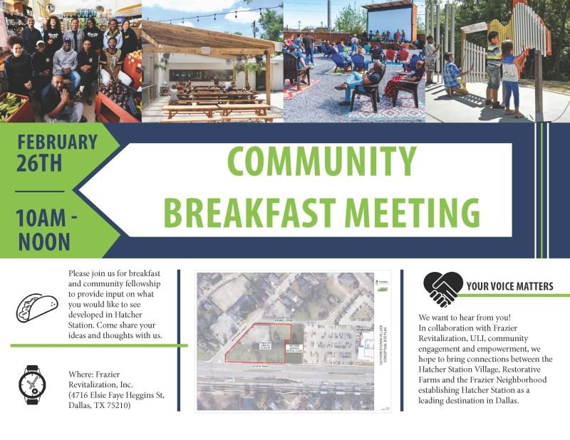 Community Breakfast Meeting Event