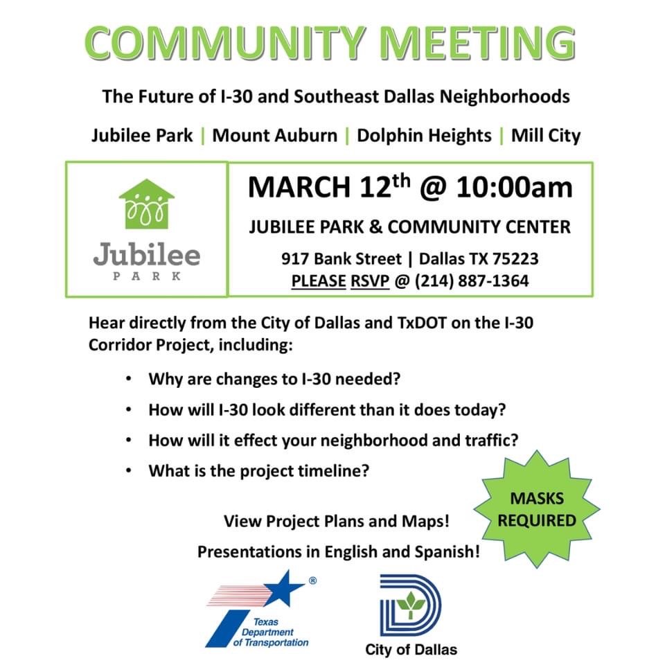 Community Meeting I-30