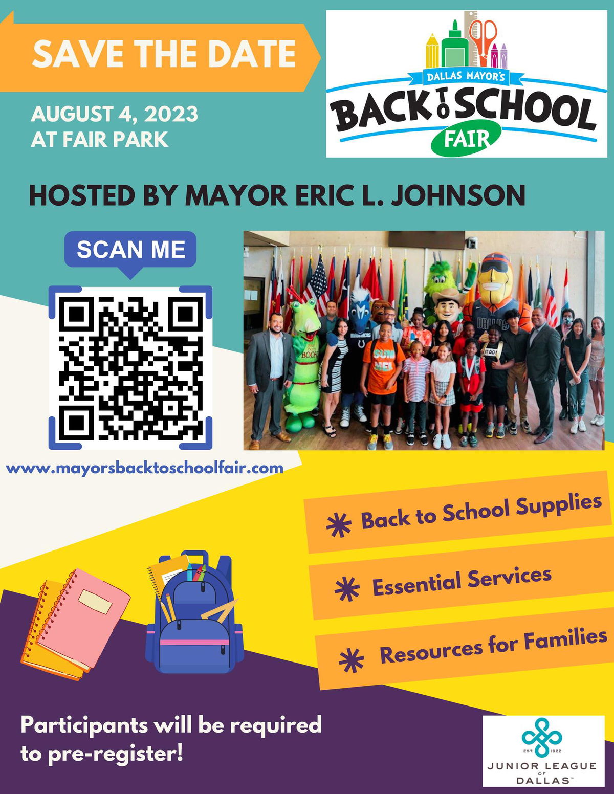 Dallas ISD students to receive free school supplies at Mayor's Back to  School Fair