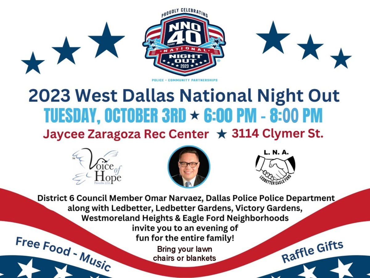 2023 West Dallas National Night Out - Dallas Free Press